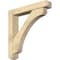 Ekena Millwork Legacy Craftsman Rough Sawn Bracket w/ Offset Brace, Douglas Fir, 6"W x 34"D x 34"H BKT0604X34X34LEC04RDF - alternate 1